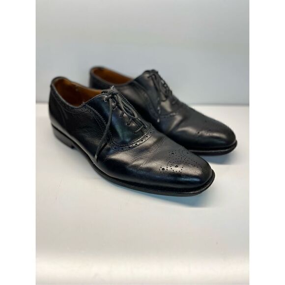 Allen Edmonds Cornwallis Oxfords Mens Size 9 D1052 Black Leather Dress Shoes - Picture 1 of 12